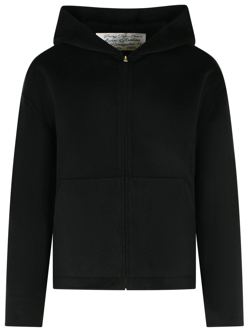 Acne Studios Acne Studios Black Wool And Cashmere Blend Jacket - World Class Fashion