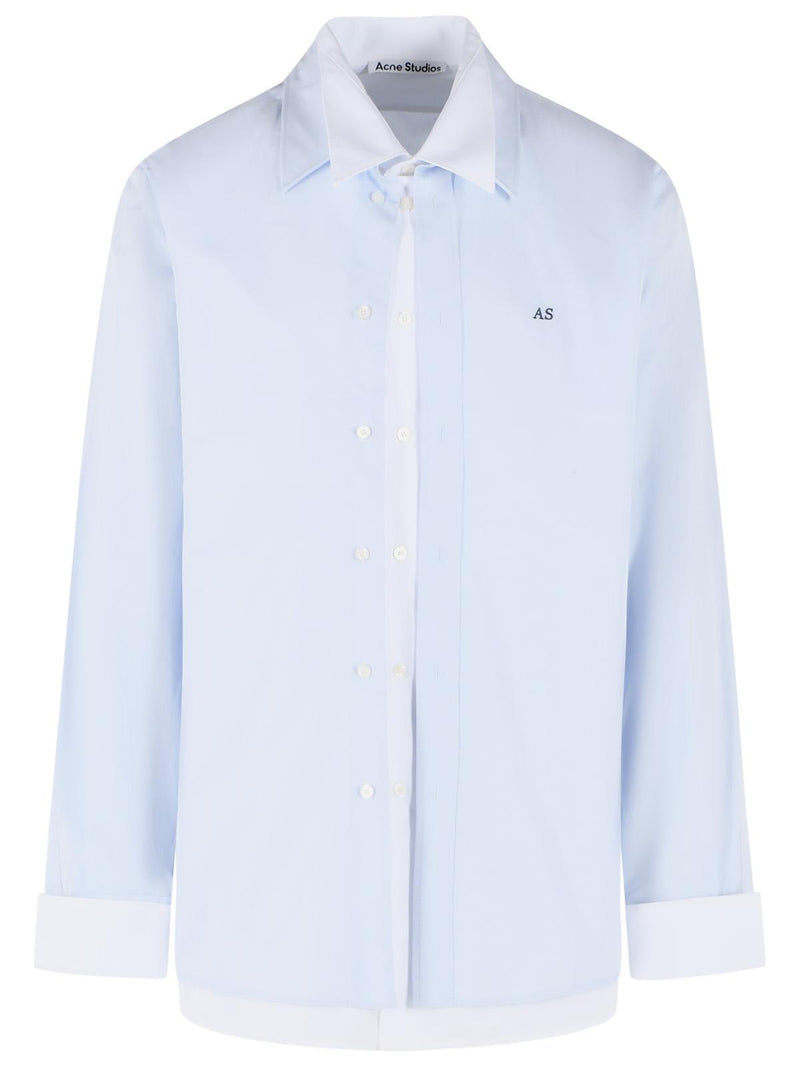 Acne Studios Acne Studios Light Blue Cotton Shirt Men - World Class Fashion