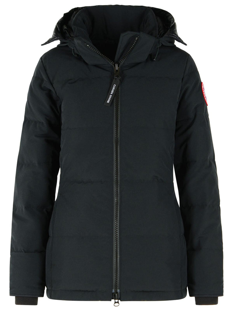 Canada Goose Canada Goose Chelsea Black Recycled Polyester Parka - World Class Fashion
