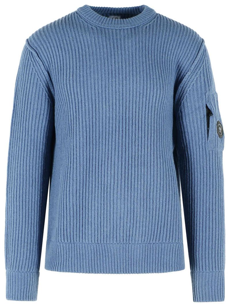 C.P. Company C.P. Company Wool Blend Sweater Blue Men - World Class Fashion
