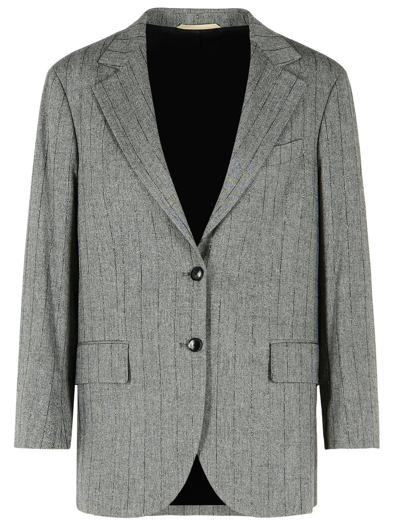 Latorre Latorre Grey Wool Blend Blazer - World Class Fashion