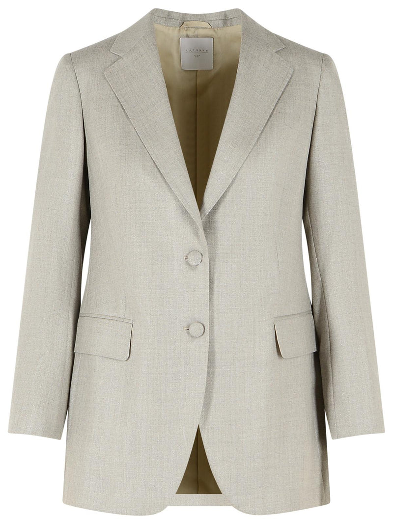 Latorre Latorre Grey Virgin Wool Blazer - World Class Fashion