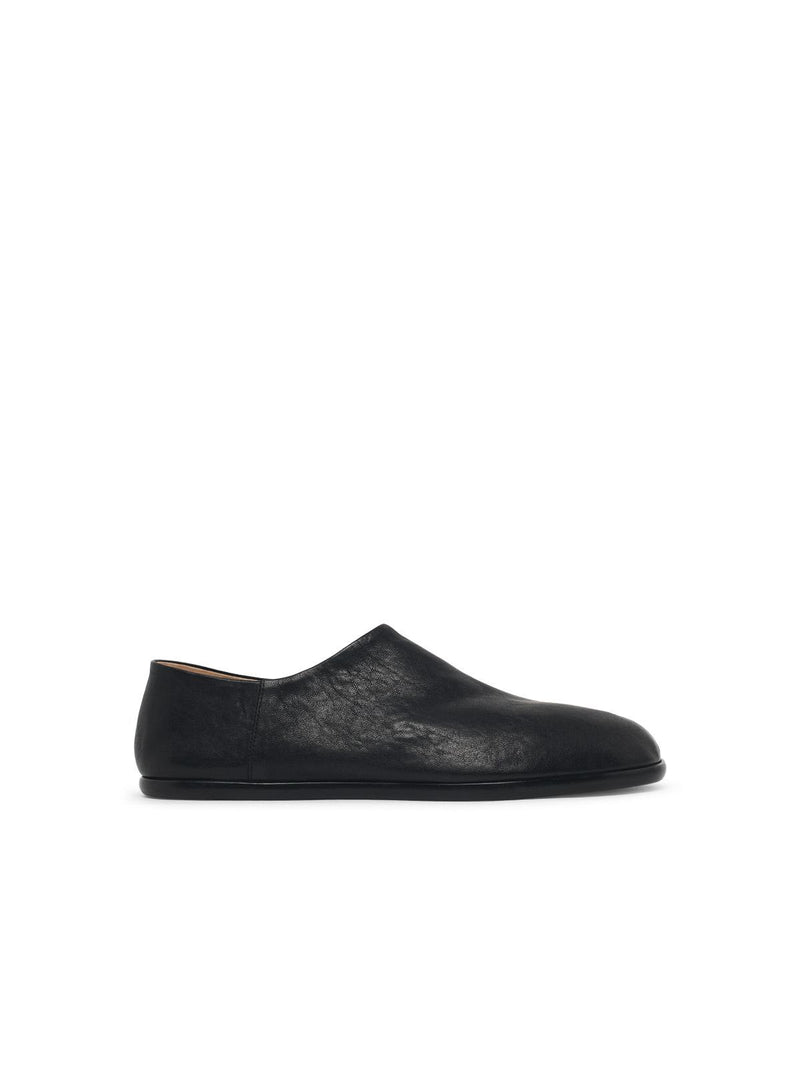 Maison Margiela Maison Margiela Tabi Black Leather Men Loafers - World Class Fashion