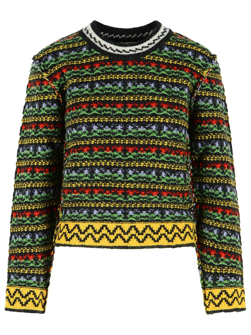 Marni Marni Multicolor Virgin Wool Sweater - World Class Fashion