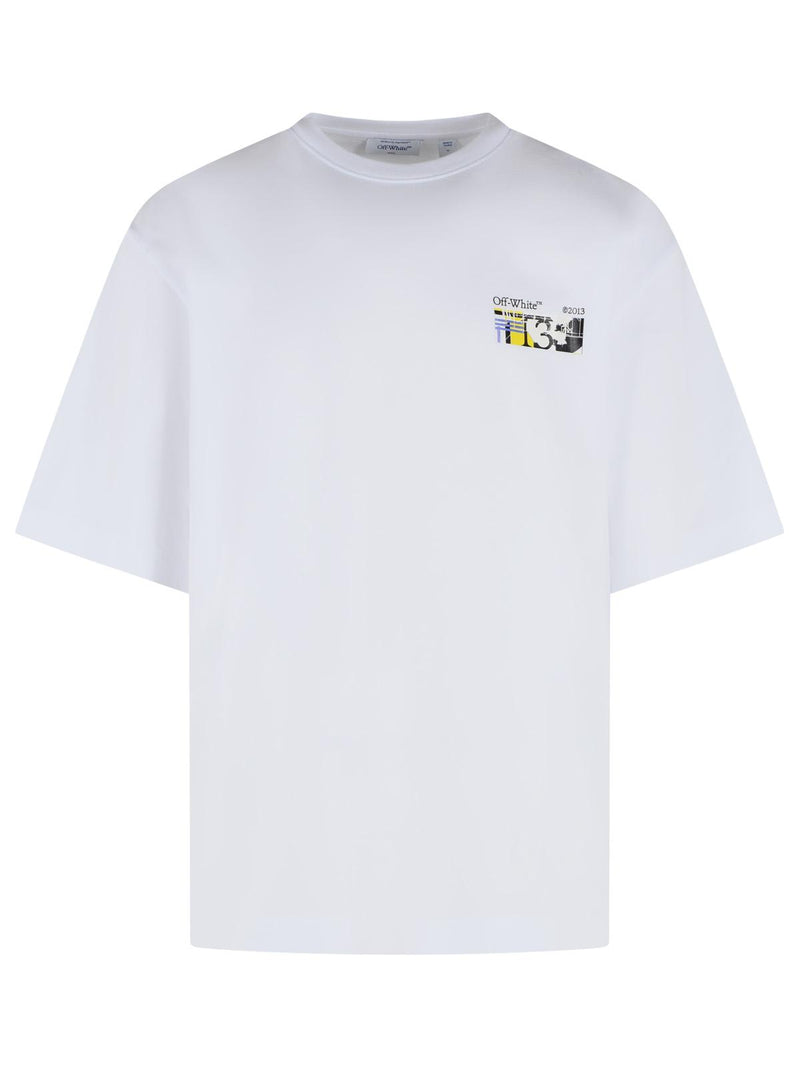 Off-white Off-white INDUSTRIAL Arrow White Cotton T-shirt - World Class Fashion
