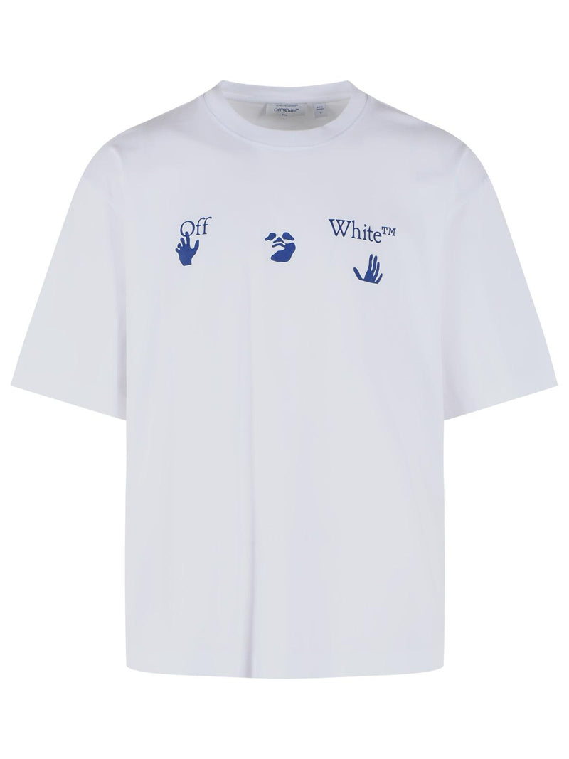 Off-white Off-white Bacco Arrow White Cotton T-shirt - World Class Fashion