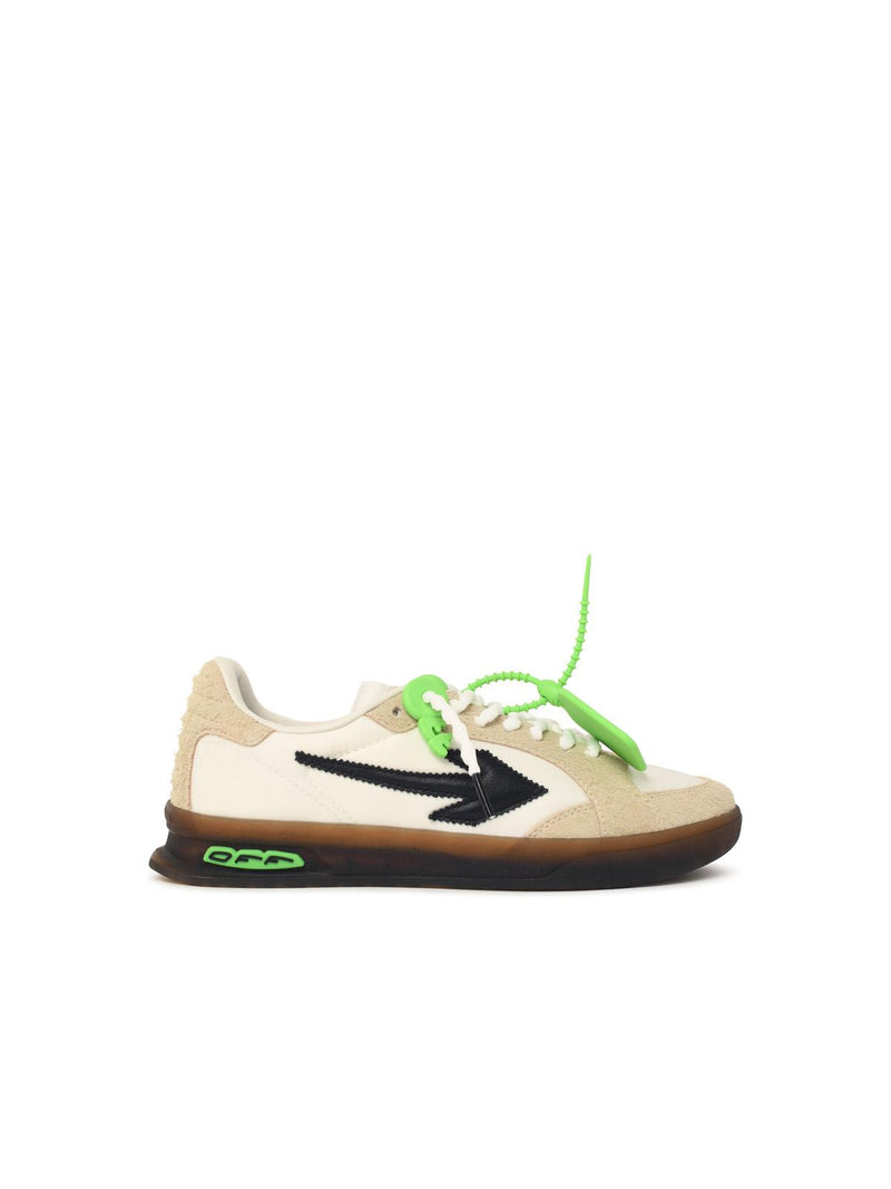 Off-white Off-white 'END Of Play' White Suede Sneakers - World Class Fashion