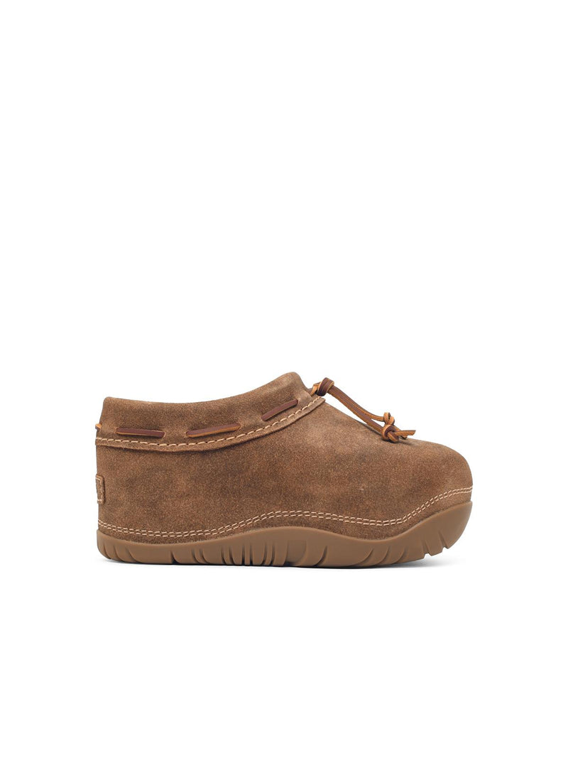 Ugg Ugg 'CLOG Bucked' Chestnut Suede Slippers - World Class Fashion