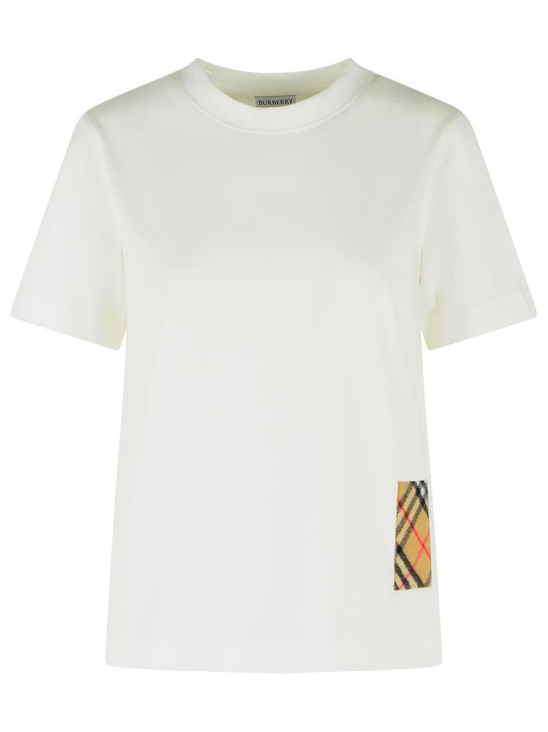 Burberry Burberry Frankie White Cotton Polo Shirt - World Class Fashion