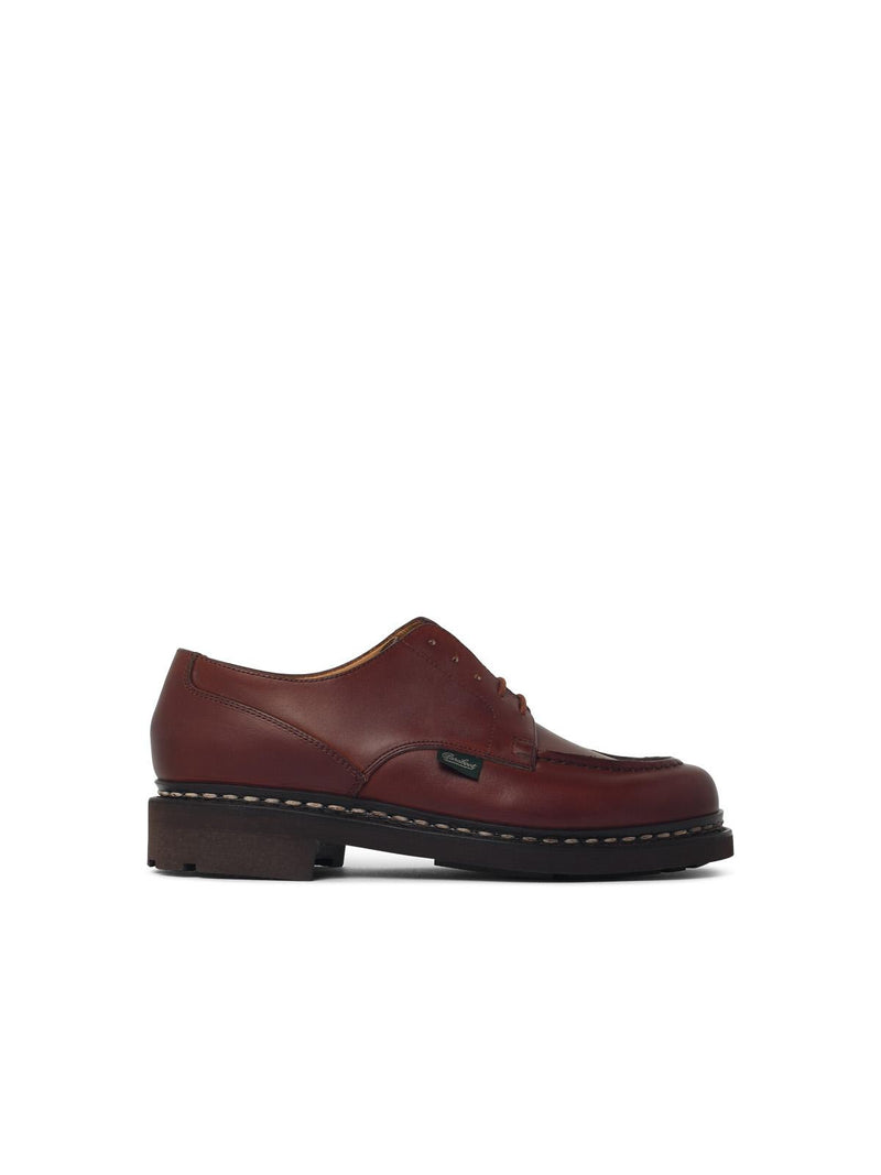 Paraboot Paraboot 'CHAMBORD' 'LISSE Marron' Brown Leather Loafers - World Class Fashion