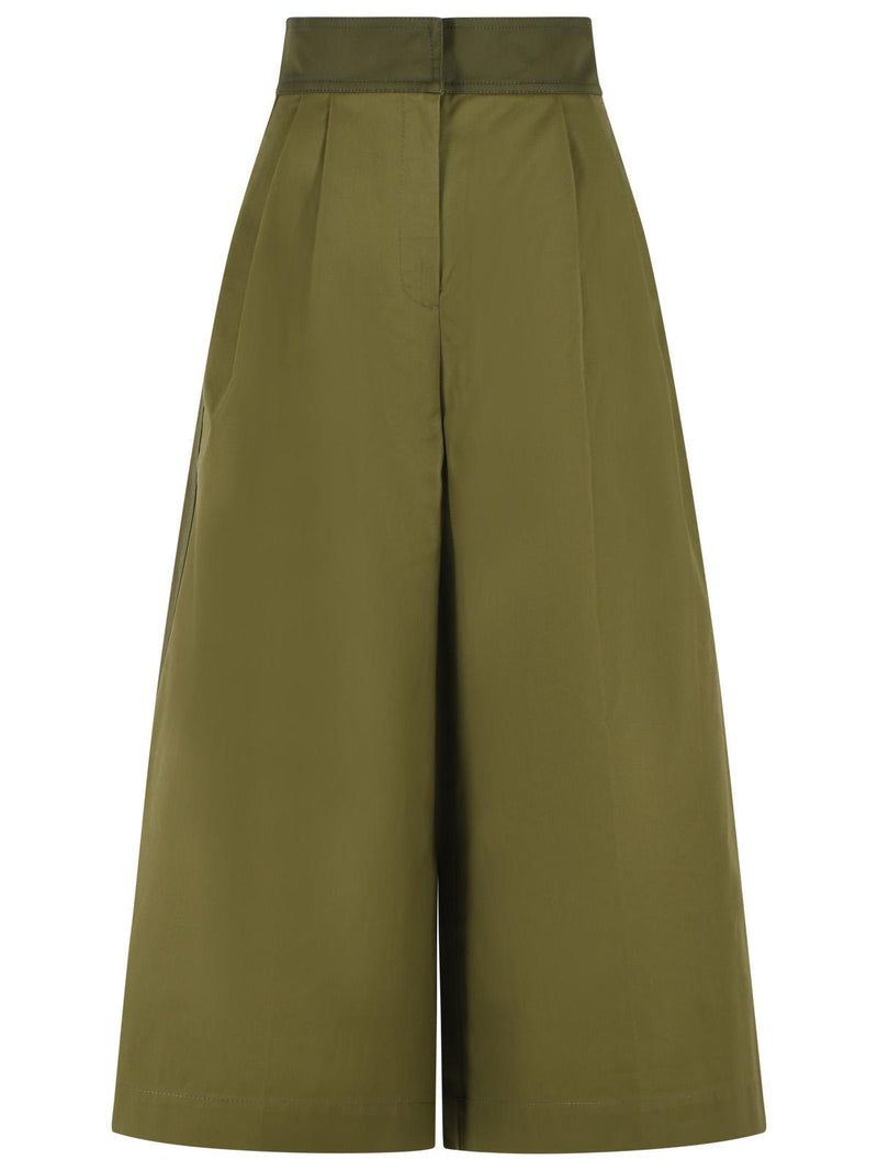 Zimmermann Zimmermann Culotte Pants Green Cotton Women - World Class Fashion