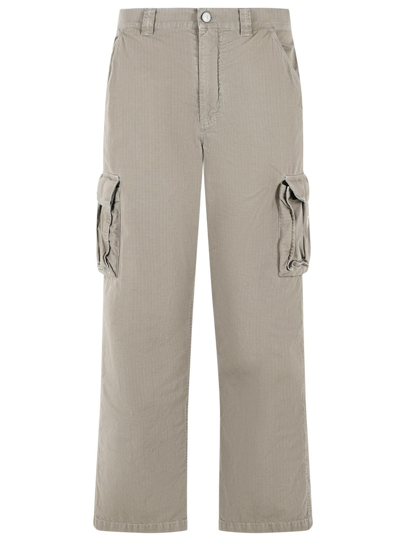 Erl Erl Beige Cotton Cargo Pants Men - World Class Fashion