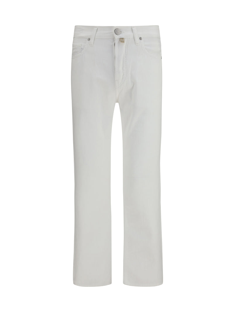 Jacob Cohen Jacob Cohen Edo Vintage 5-Pocket Jeans Optical White - World Class Fashion