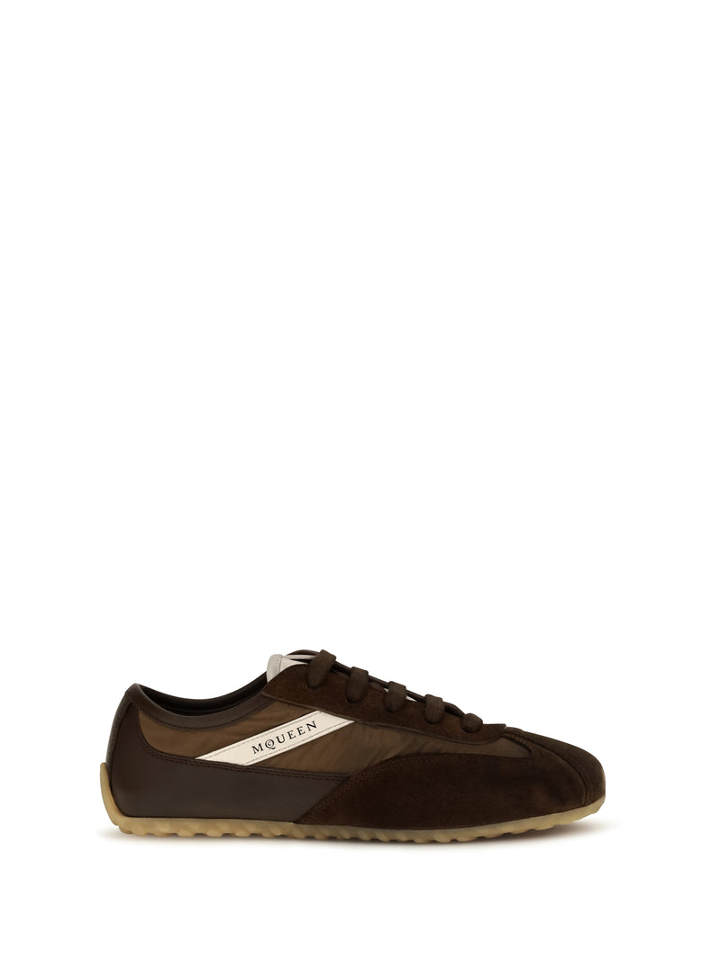 Alexander McQueen Alexander McQueen Boxe Sneakers Brown Women - World Class Fashion