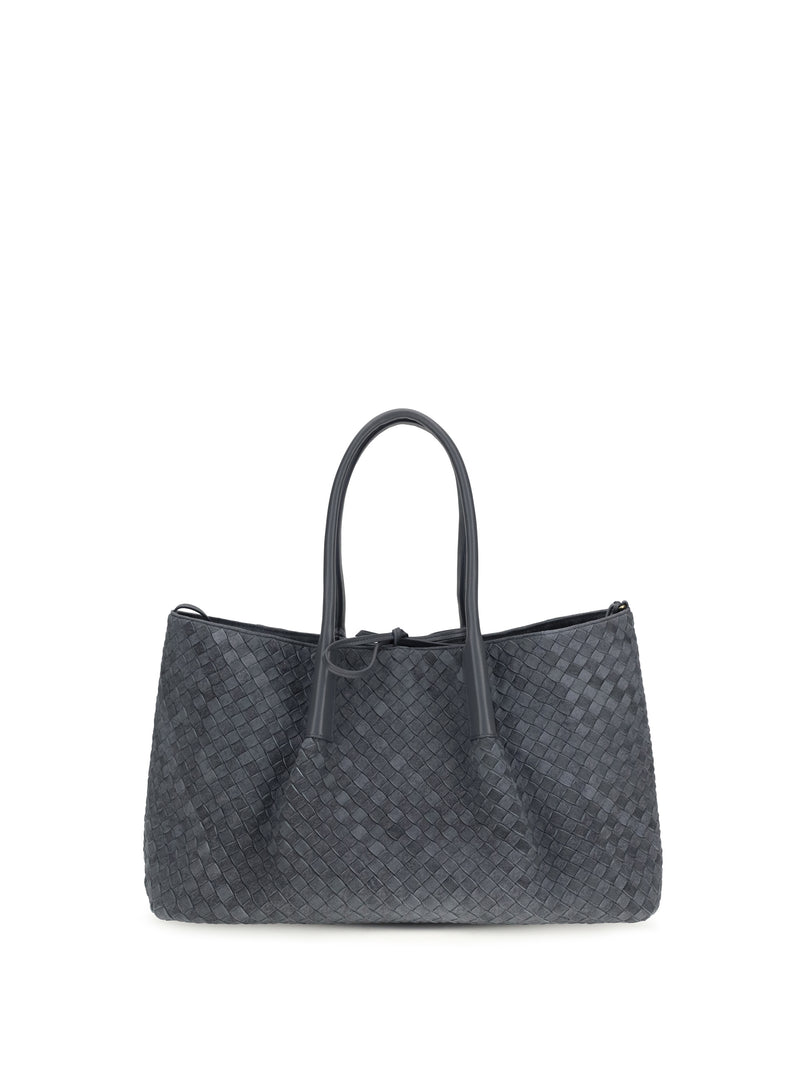 Bottega Veneta Bottega Veneta Pinacoteca Large Shoulder Bag Cloudy IND/GRA.M-MB - World Class Fashion