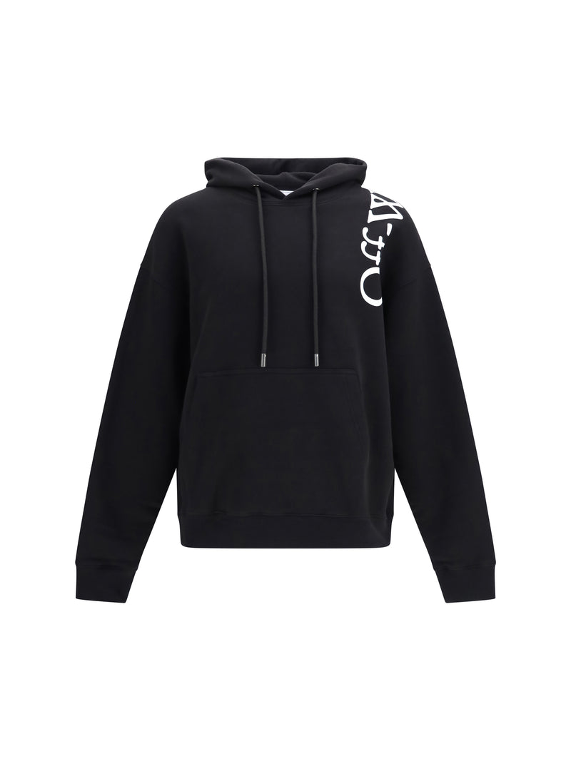 Off-white Off-white Vertical Bookish Skate Hoodie Black - World Class Fashion