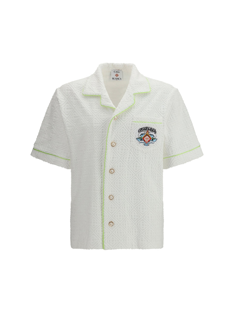 Casablanca Casablanca Polo Shirt with Logo White - World Class Fashion