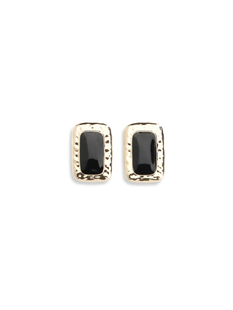 Self-portrait Self-portrait Mottled Gold Earrings Gold - World Class Fashion