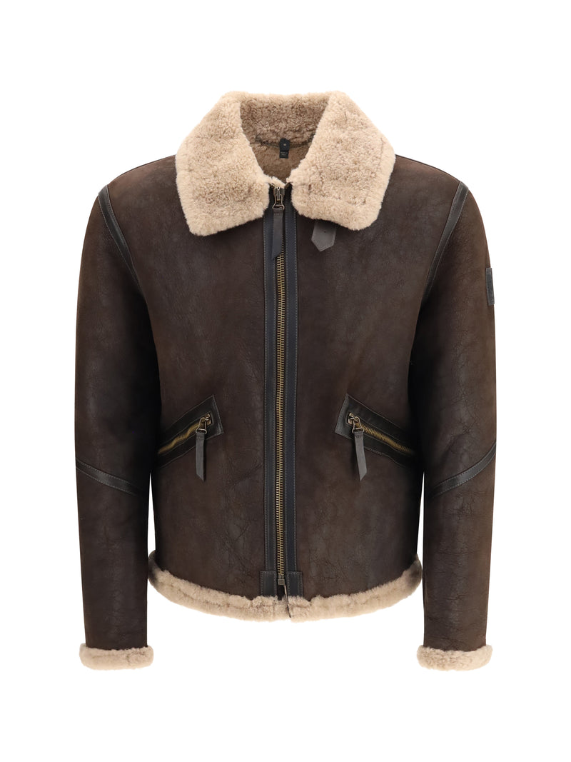 Belstaff Belstaff Winterbrook Jacket Dark Brown/Navy - World Class Fashion