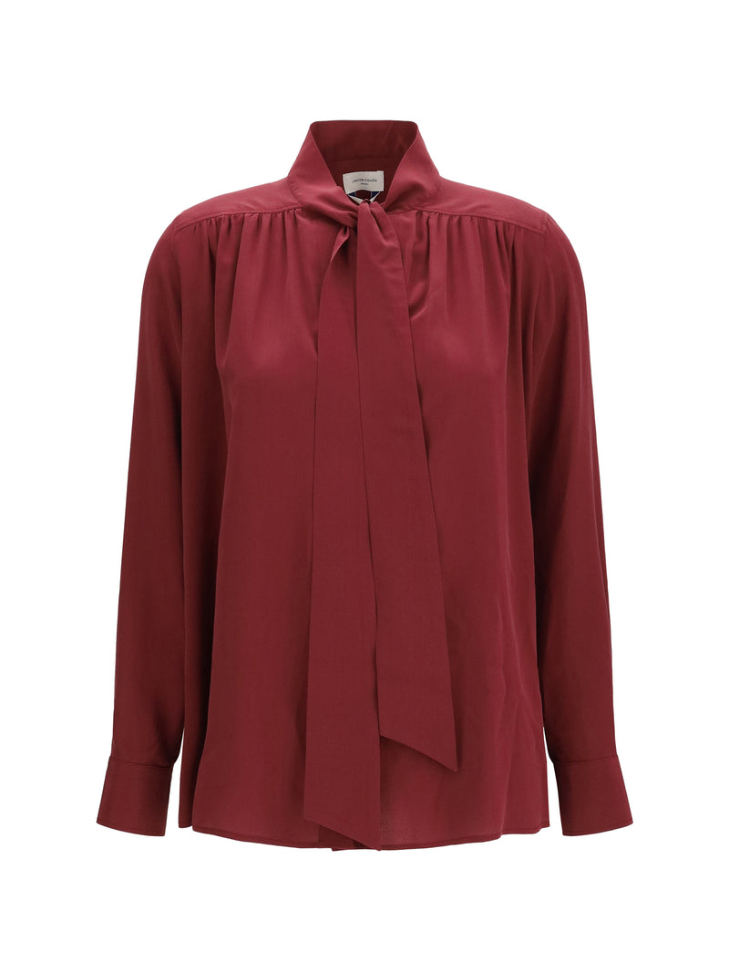 Jacob Cohen Jacob Cohen Silk Shirt with Tie P92 - World Class Fashion