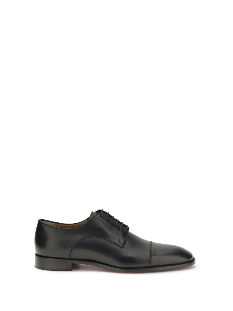 Christian Louboutin Christian Louboutin Greggo Oxford Leather Shoes Black - World Class Fashion