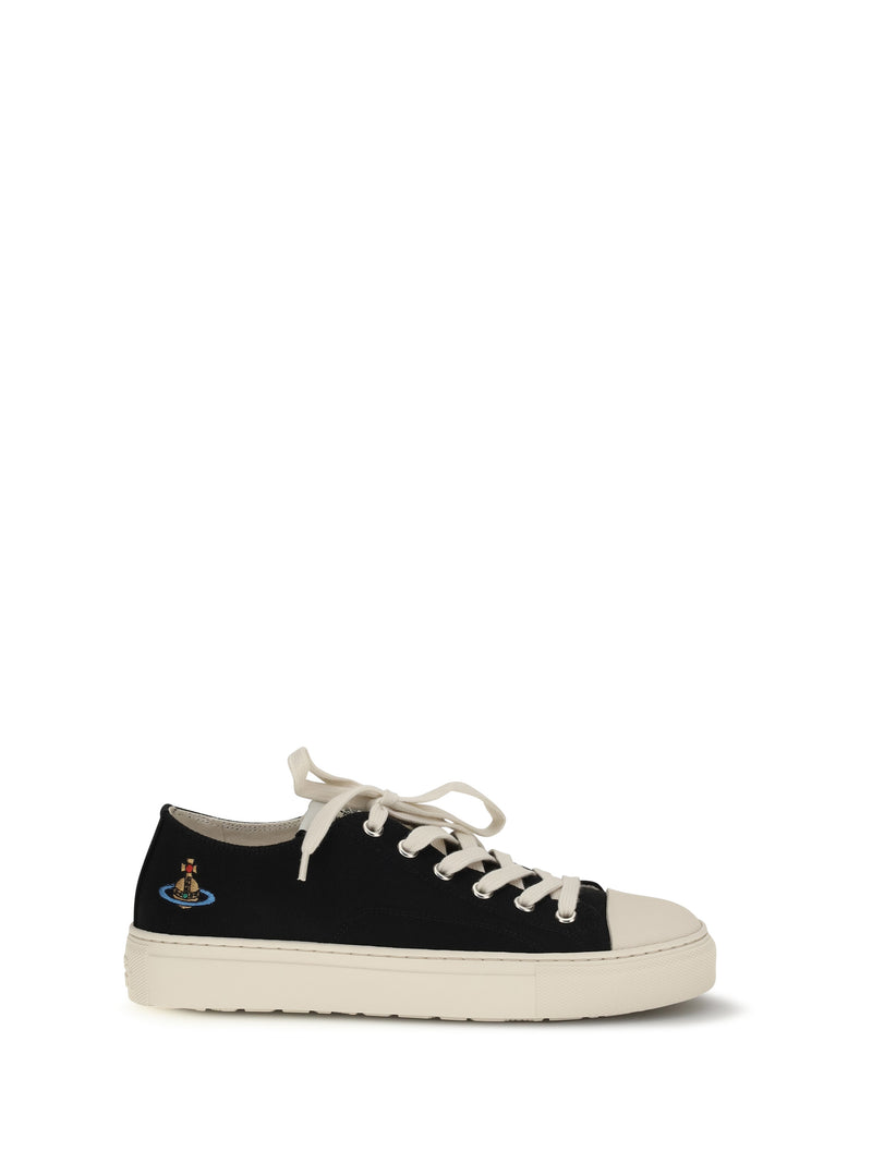 Vivienne Westwood Vivienne Westwood Zapatillas Plimsoll Negro/Orbe Multicolor - World Class Fashion