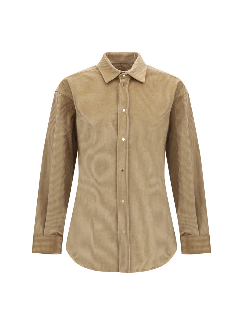 Darkpark Darkpark Anne Corduroy Shirt Beige Women - World Class Fashion