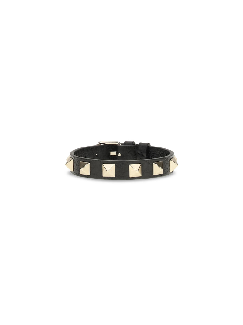 Valentino Garavani Valentino Garavani Rockstud Bracelet Nero - World Class Fashion