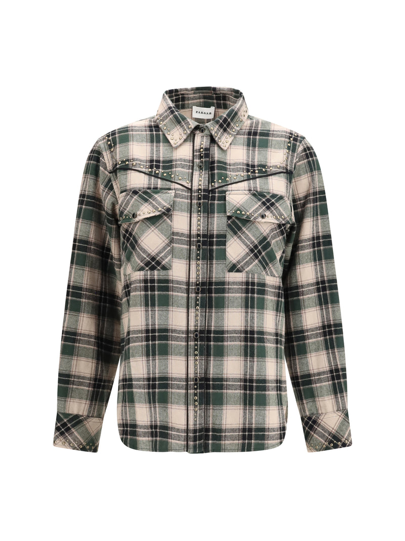 P.a.r.o.s.h. P.a.r.o.s.h. Cowboy Shirt Green Women - World Class Fashion