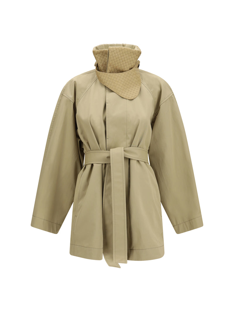 Bottega Veneta Bottega Veneta Cotton Trench Coat Sahara - World Class Fashion