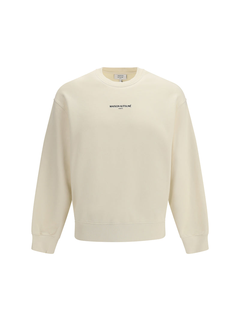 Maison Kitsuné Maison Kitsuné Paris Comfort Sweatshirt Noble Beige - World Class Fashion