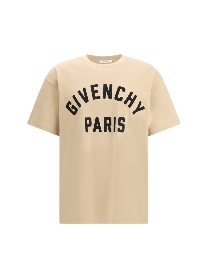 Givenchy Givenchy Logo T-shirt Beige/Black Men - World Class Fashion