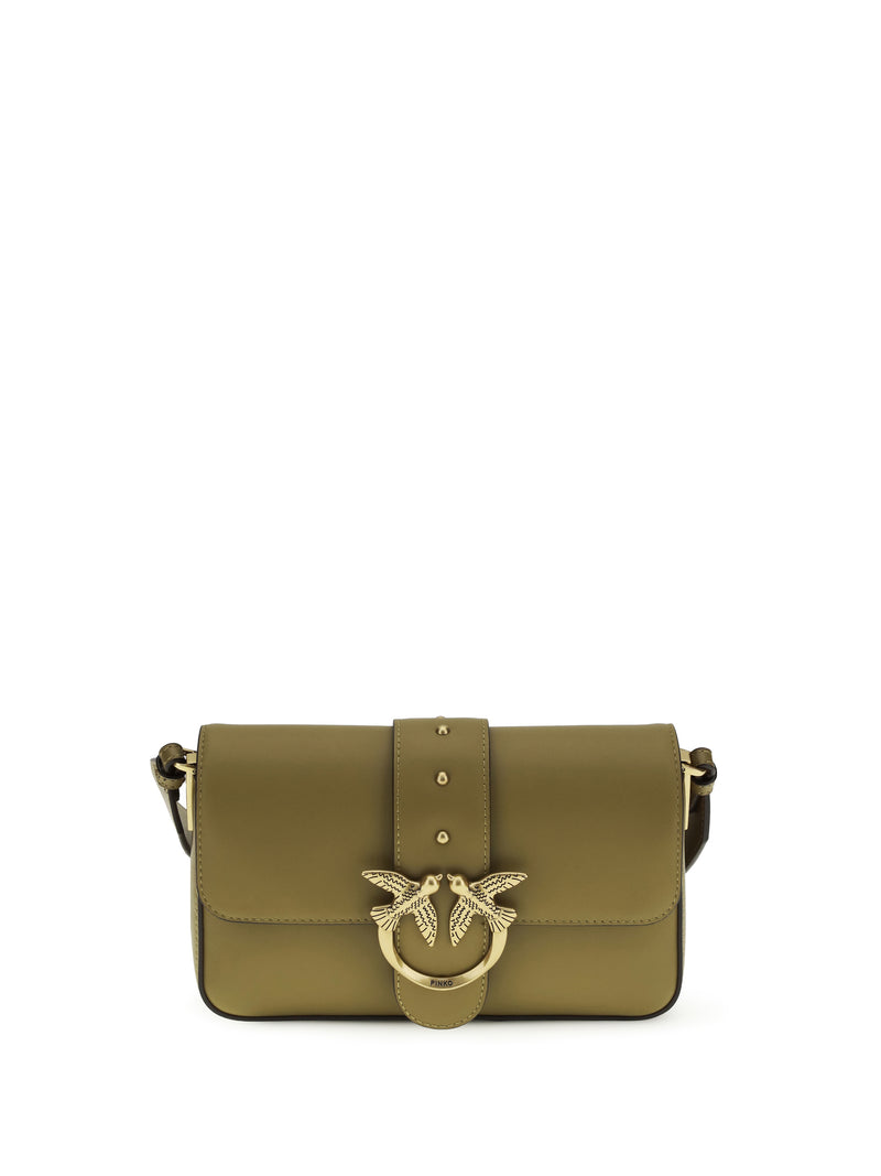 Pinko Pinko Mini Love Shoulder Bag Verde Canguro - World Class Fashion