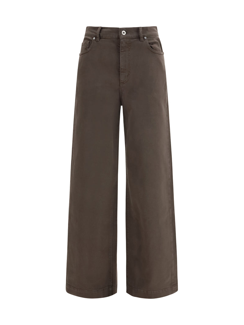 P.a.r.o.s.h. P.a.r.o.s.h. Drill Pants Brown Women - World Class Fashion