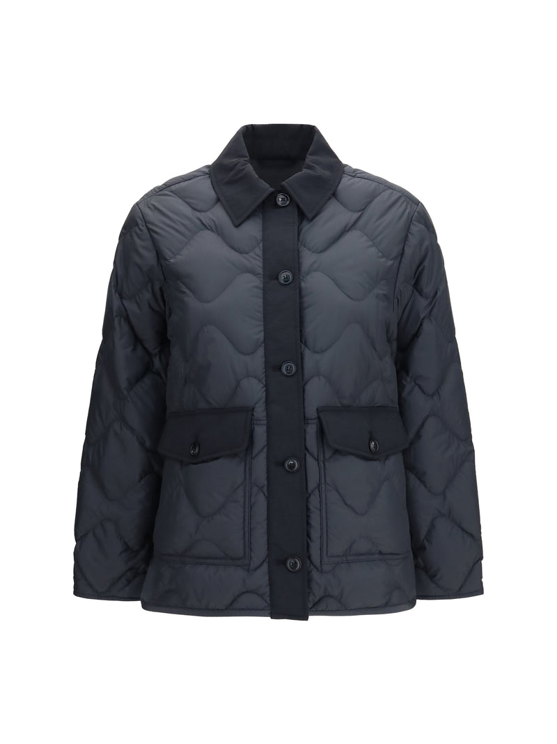 Woolrich Woolrich Heritage Stand Up Collar Down Jacket Charcoal Grey - World Class Fashion