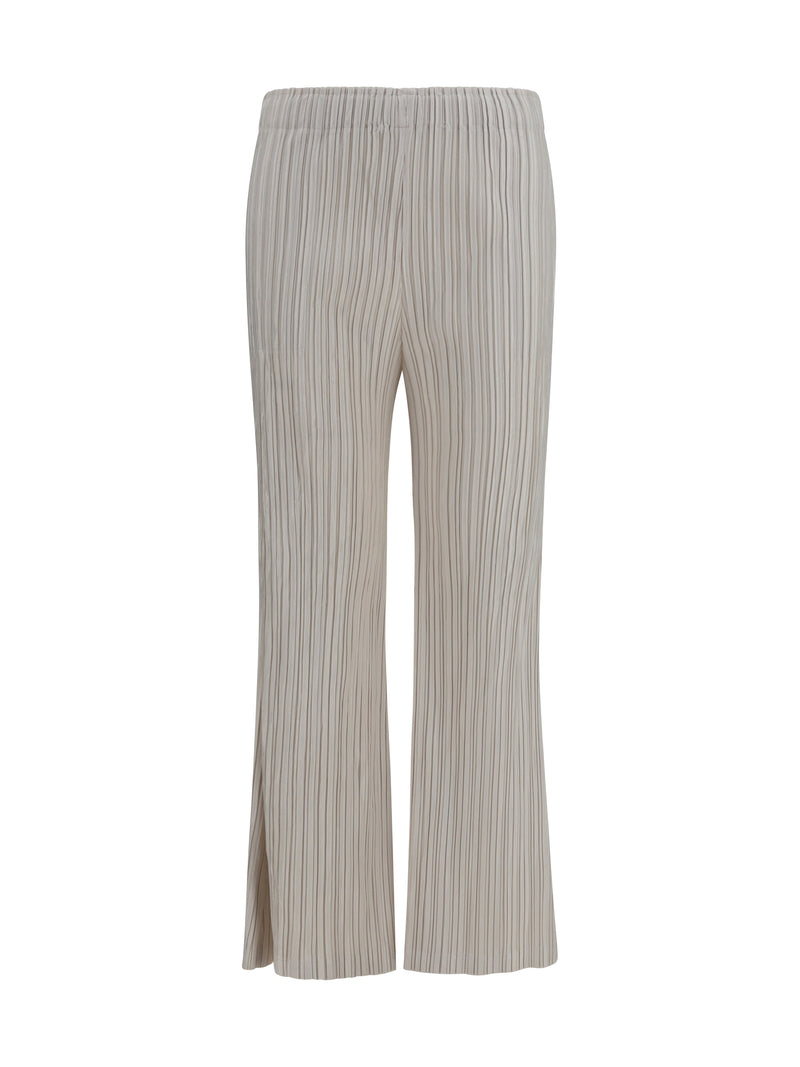 Gongdid Design Gongdid Design Corduroy Palazzo Pants Off White - World Class Fashion