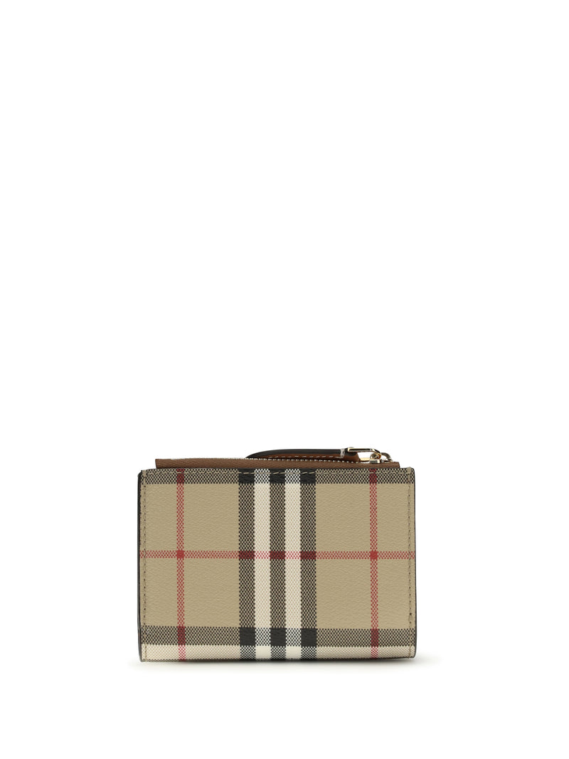 Burberry Burberry Check Printed Canvas Wallet - World Class Fashion