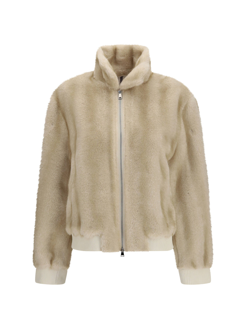Sword 6.6.44 Sword 6.6.44 Faux Fur Jacket Cream Women - World Class Fashion
