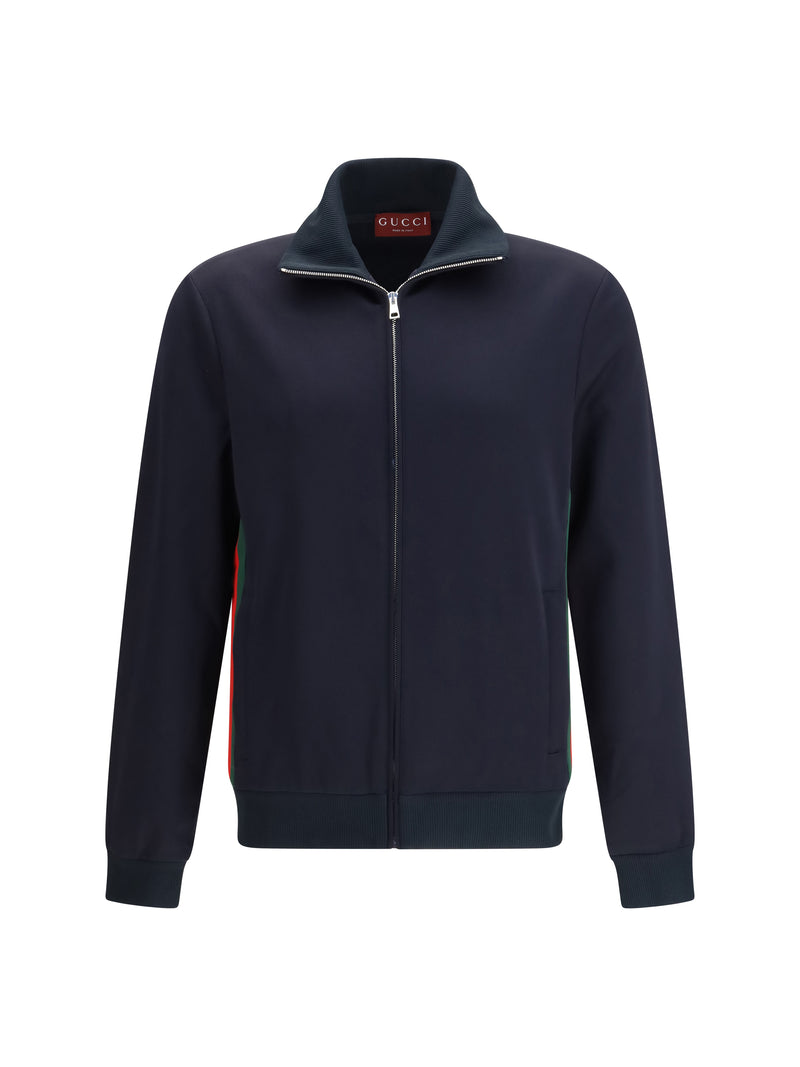 Gucci Gucci Technical Jersey Zip-up Jacket Ink/Mix - World Class Fashion