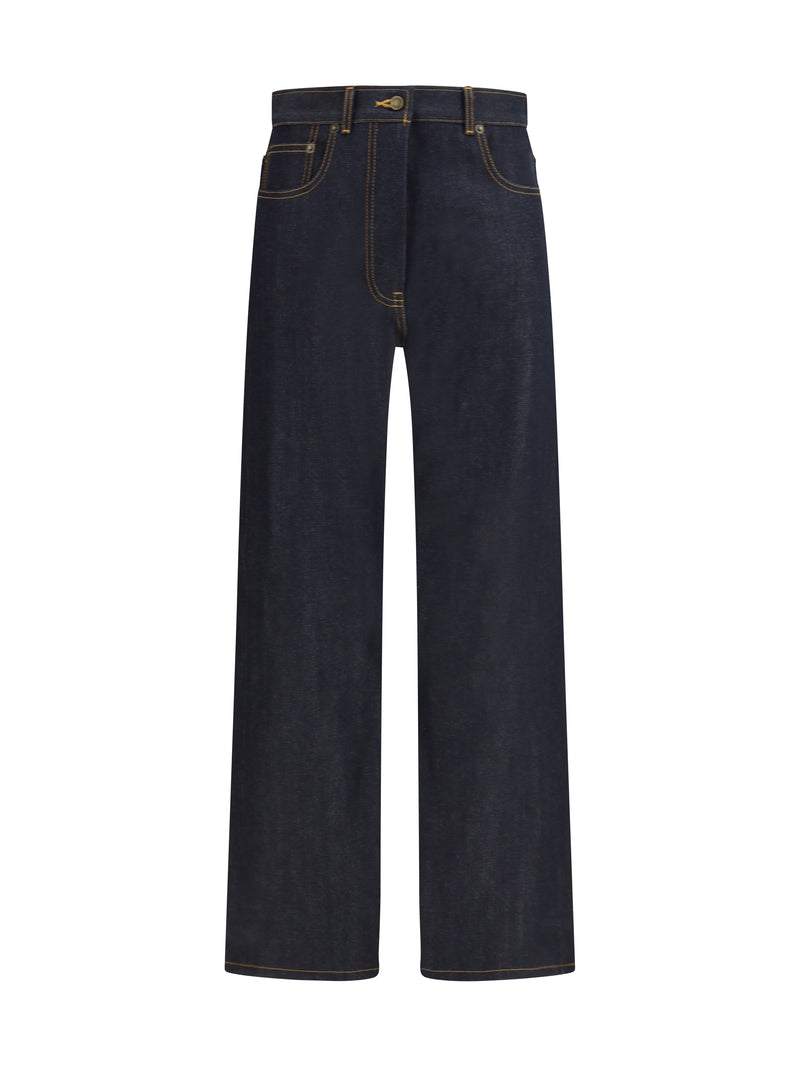 Thom Browne Thom Browne Selvedge 5-pocket Jeans Navy Women - World Class Fashion