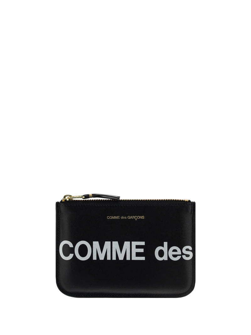 Comme Des Garçons Comme Des Garçons Leather Coin Purse Black - World Class Fashion