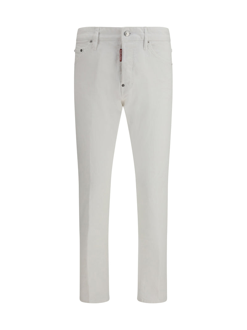Dsquared2 Dsquared2 Denim Jeans White Men - World Class Fashion