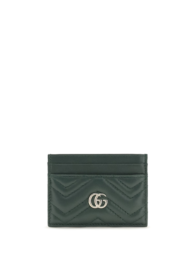 Gucci Gucci GG Marmont Cardholder Green Women - World Class Fashion