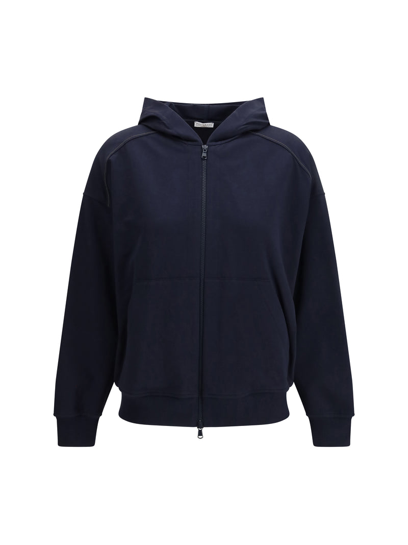 Brunello Cucinelli Brunello Cucinelli Cotton Hoodie Abisso - World Class Fashion