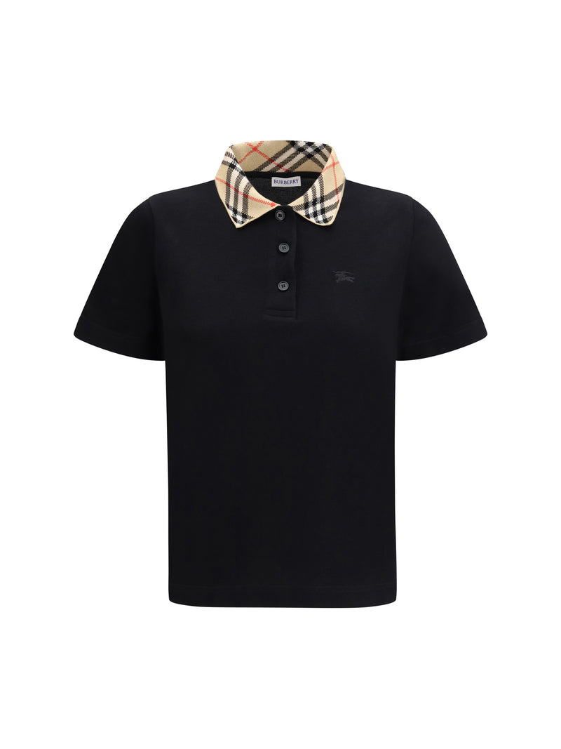Burberry Burberry Cotton Polo Shirt Black Women - World Class Fashion