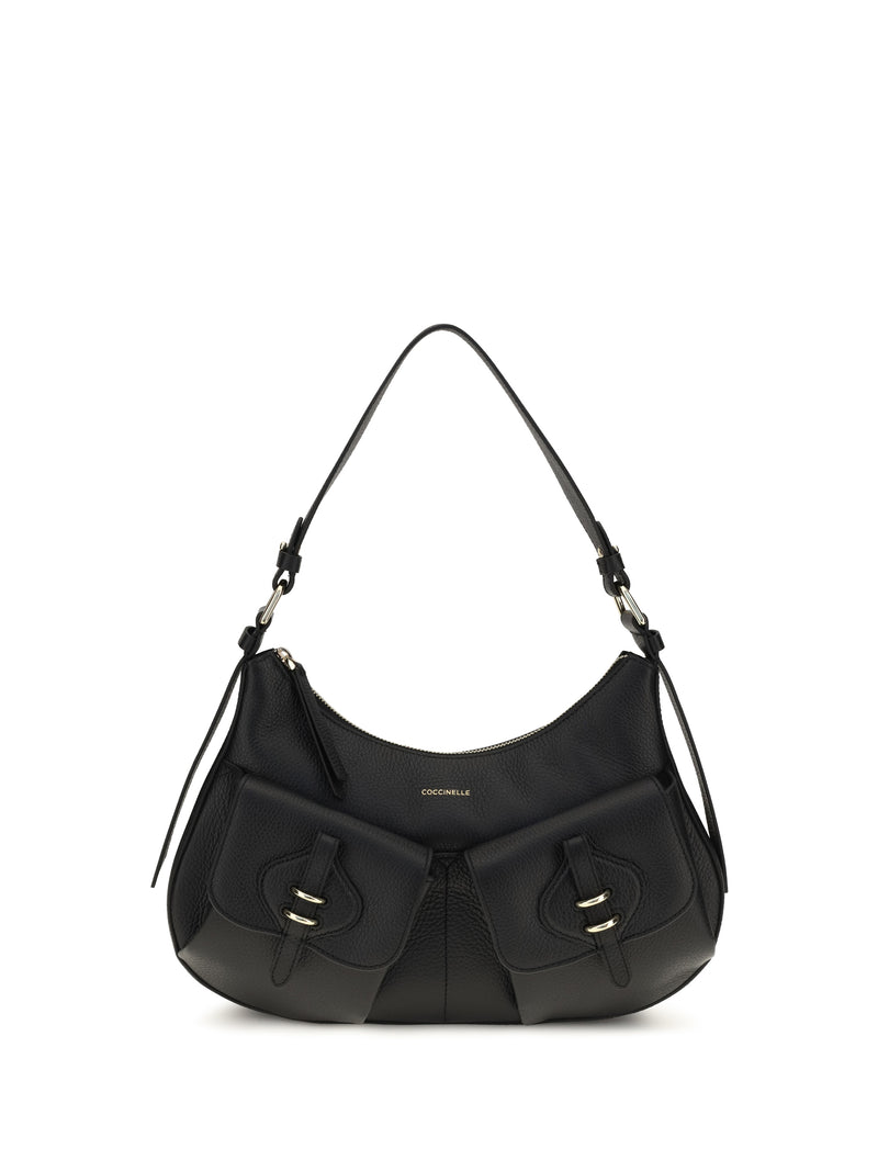 Coccinelle Coccinelle Small Boheme Shoulder Bag Noir - World Class Fashion