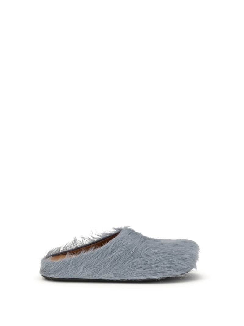 Marni Marni Fussbett Mules Aquamarine - World Class Fashion