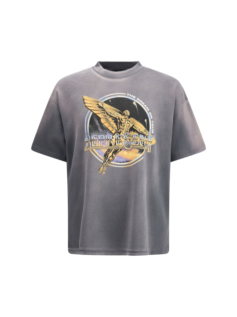 Represent Represent Golden Tour T-shirt Sun Fade Grey - World Class Fashion