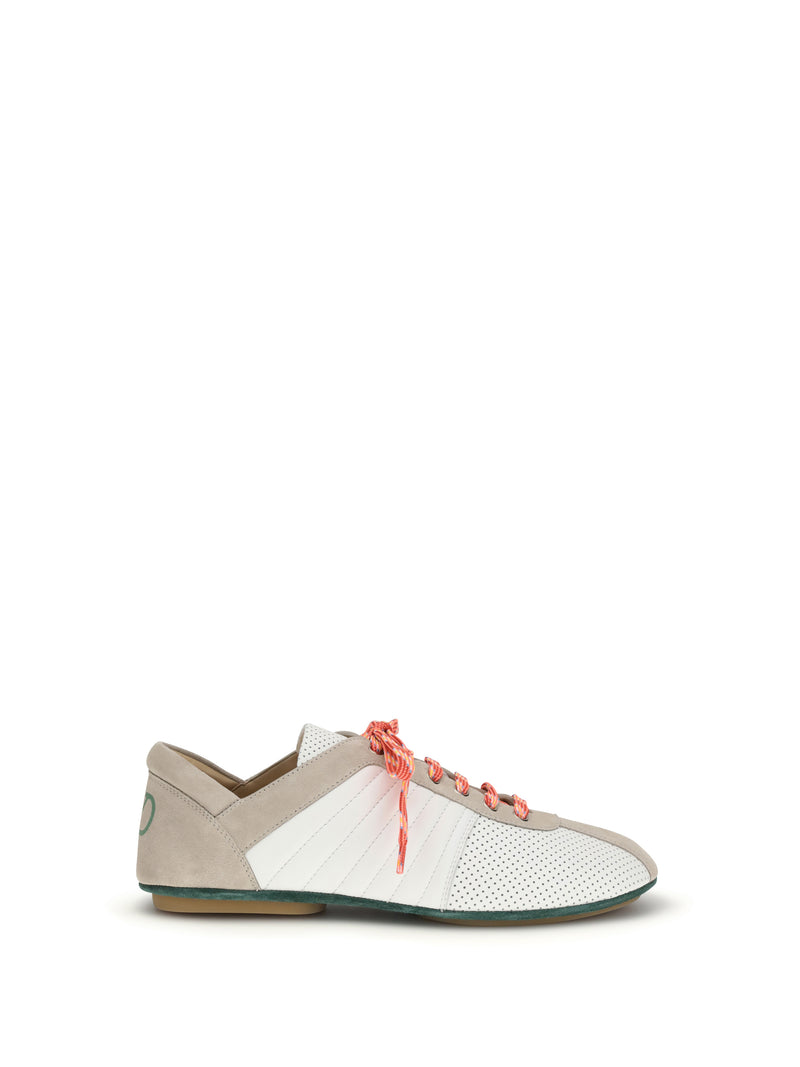 Valentino Garavani Valentino Garavani Perforated Upper Sneakers Bianco - World Class Fashion