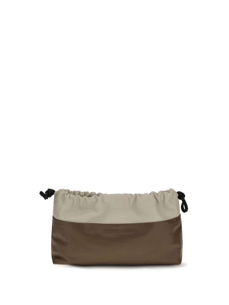 Pierre Hardy Pierre Hardy Twin Clutch Bag Camel-Offwhite - World Class Fashion